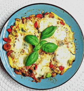 Warzywa pod pierzynką mozzarelli